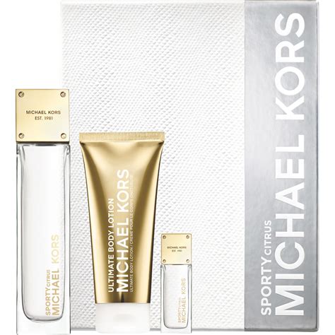 michael kors perfume set citrus|Michael Kors gorgeous gift set.